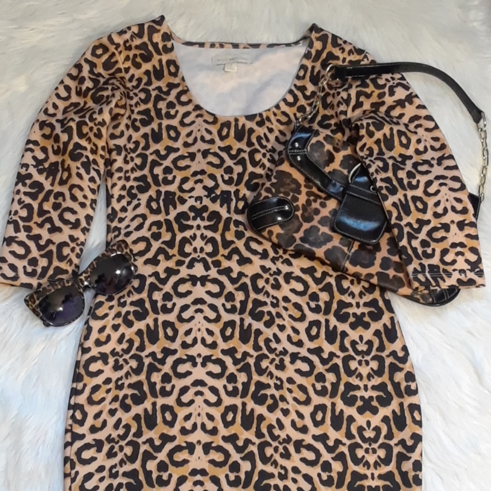 Nicki Minaj Leopard Print Dress NWOT - Picture 4 of 16